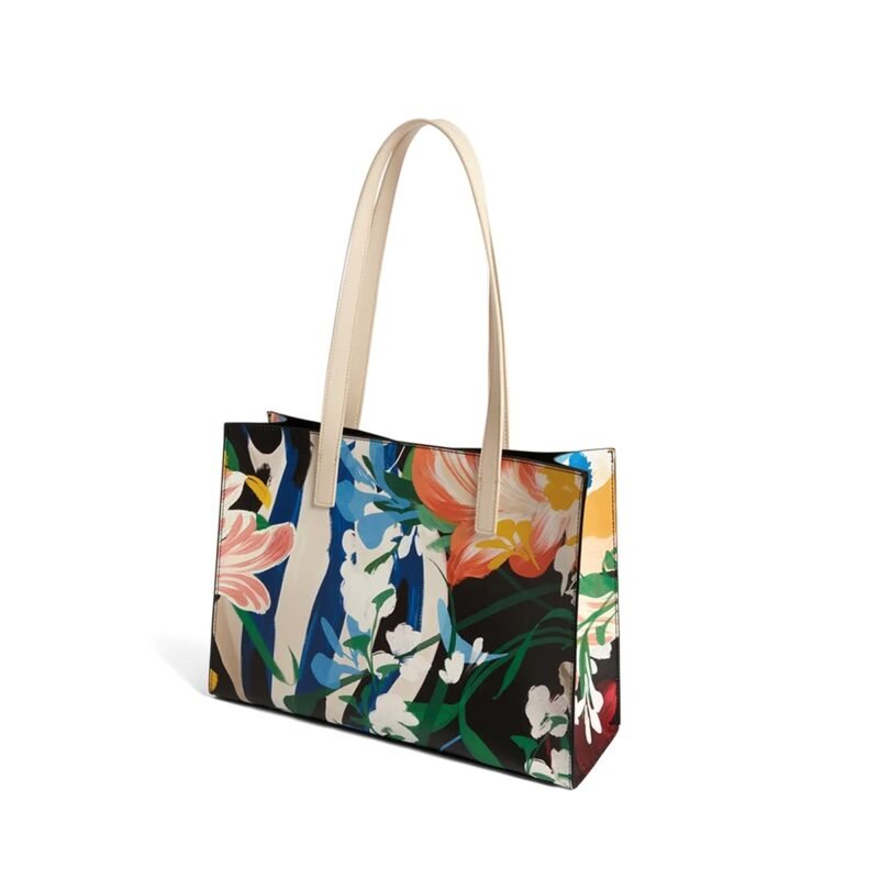 BOUMINA Floral Bouquet Printed Elongated Icon Bag