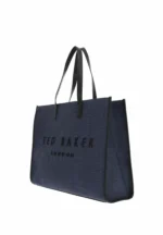 PALLMER Faux Raffia Large Icon Bag