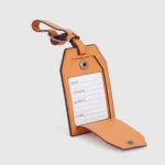 Address Tag in leather