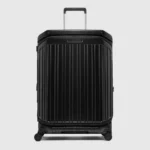 Large 4 wheel suitcase with dual opening