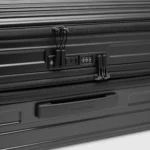 Large 4 wheel suitcase with dual opening