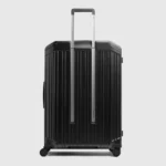 Large 4 wheel suitcase with dual opening