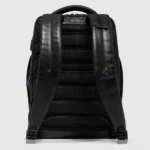 Blue Square leather backpack with RFID 15,6"