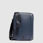 Leather Compact Crossbody Bag with RFID