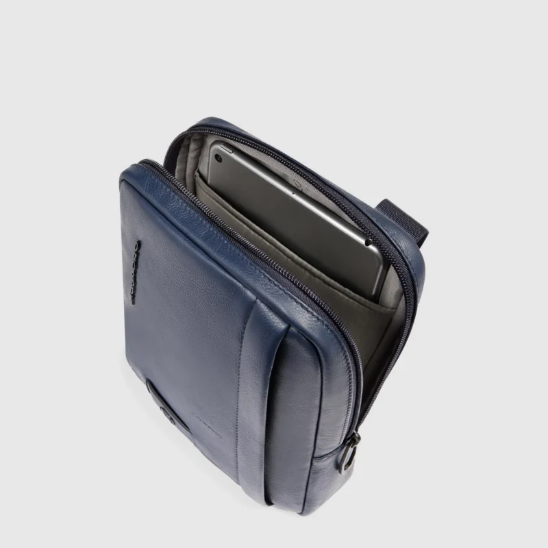 Leather Compact Crossbody Bag with RFID
