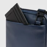 Leather Compact Crossbody Bag with RFID