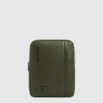 Leather Compact Crossbody Bag with RFID