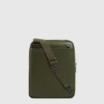 Leather Compact Crossbody Bag with RFID