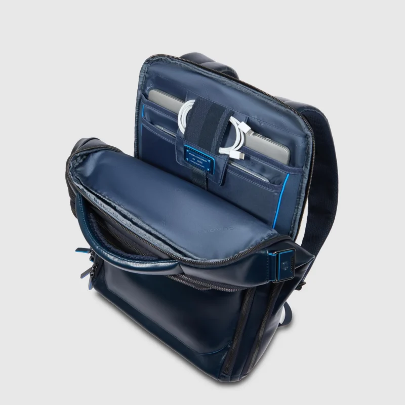 Leather Backpack with External 15.6" Laptop Pocket