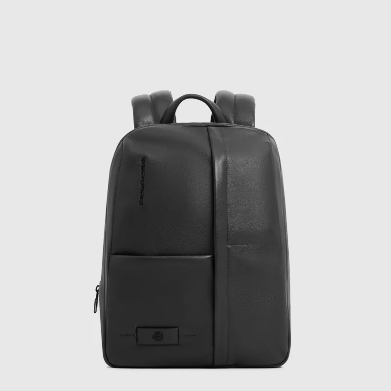 Leather Expandable 14-inch Laptop Backpack in Leather