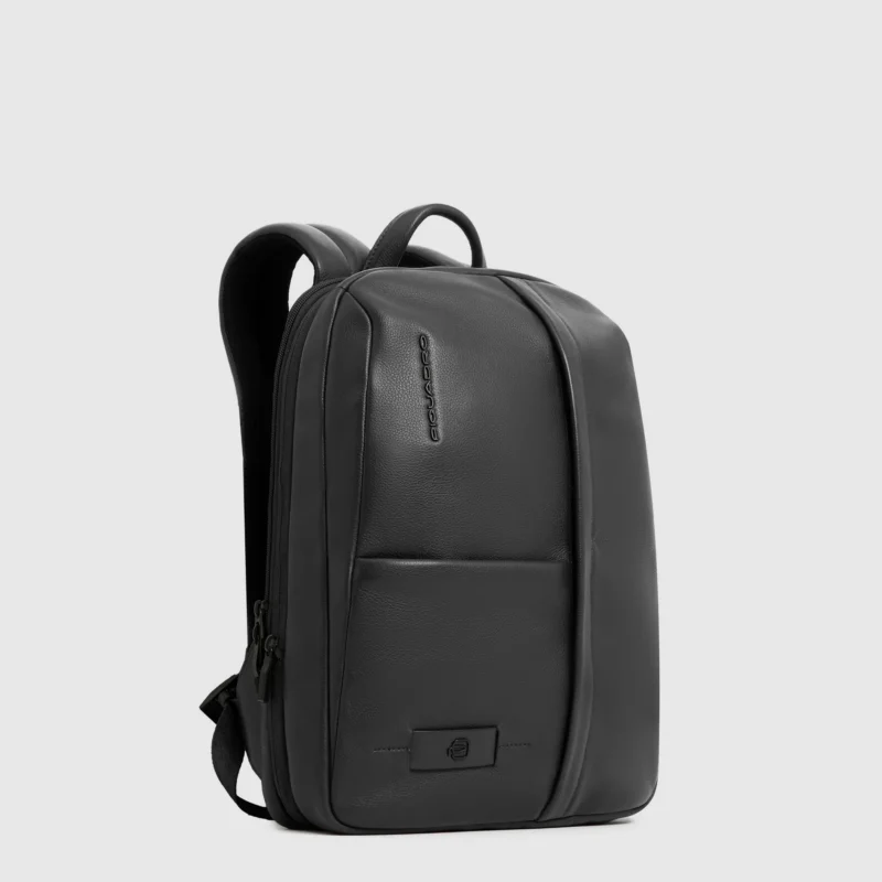 Leather Expandable 14-inch Laptop Backpack in Leather