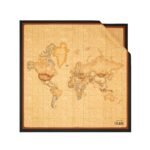 Geo Classic silk square scarf 70x70