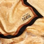 Geo Classic silk square scarf 70x70