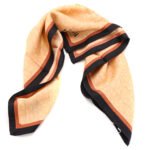 Geo Classic silk square scarf 70x70