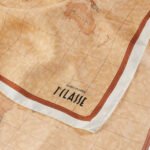 Geo Classic silk square scarf 70x70
