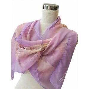 Scarf with Geo Gradient print 45x180