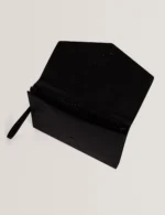 WESSLIE Croc effect Icon envelope clutch bag