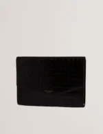 WESSLIE Croc effect Icon envelope clutch bag