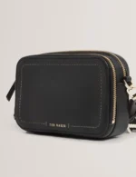 LINZIE Webbing Leather small Crossbody Camera Bag