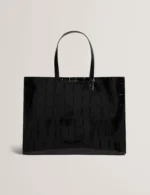 VIVVIEN Croc Effect Extra Large Wide Icon Tote Bag