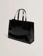 VIVVIEN Croc Effect Extra Large Wide Icon Tote Bag