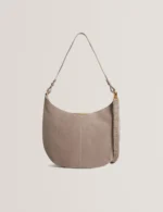 AMMILIA Slouchy Leather Hobo Bag Bar Detail