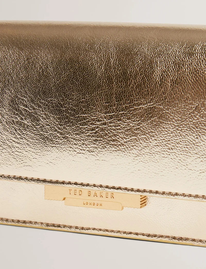 MAHIRIA lock detail Purse with chain strap