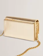 MAHIRIA lock detail Purse with chain strap