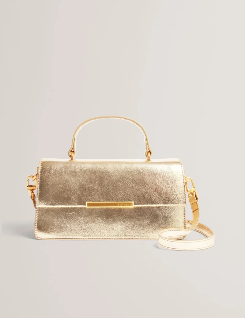 RENNYEE Crossbody Bag with Elongated Bar Detail