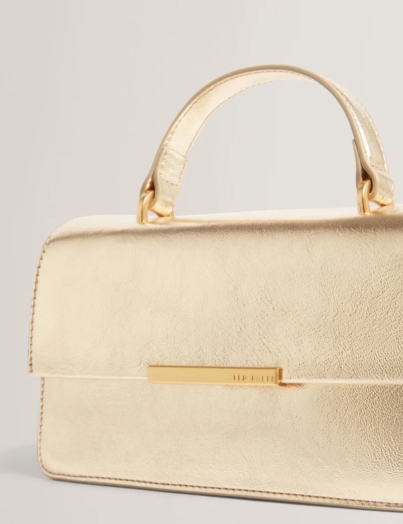 RENNYEE Crossbody Bag with Elongated Bar Detail