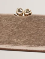 ROOSALI Rose Clasp Large Bifold Leather Purse