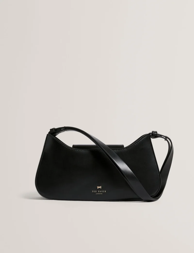 CURLO Leather Baguette Shoulder Bag