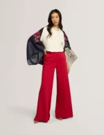 TEEAAH Printed Silk Cape Scarf