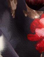 TEEAAH Printed Silk Cape Scarf