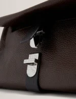 GINNAA Foldover Leather Crossbody Bag