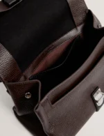 GINNAA Foldover Leather Crossbody Bag