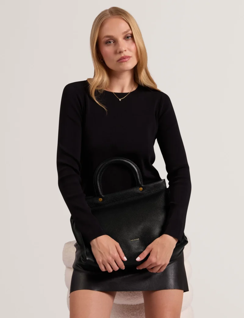 RETTIA Grab Handle Large Tote Bag