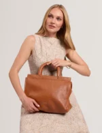 RETTIA Grab Handle Large Tote Bag
