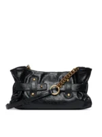 Crossbody bag with gold snake detail & Chain strap
