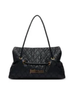 Quilted shoulder slouchy Tote Bag