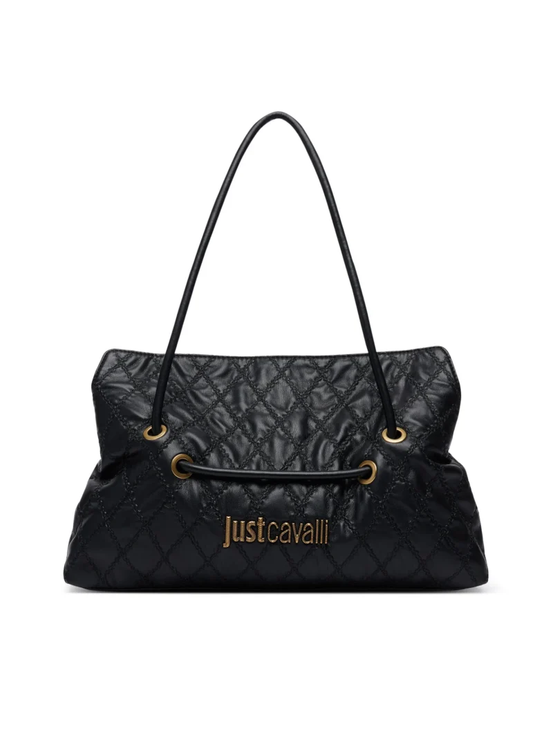 Quilted shoulder slouchy Tote Bag