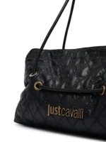 Quilted shoulder slouchy Tote Bag