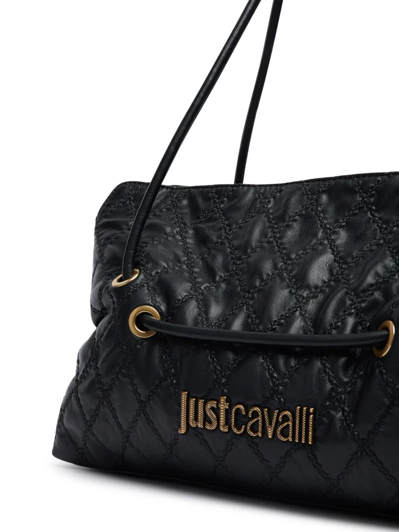 Quilted shoulder slouchy Tote Bag