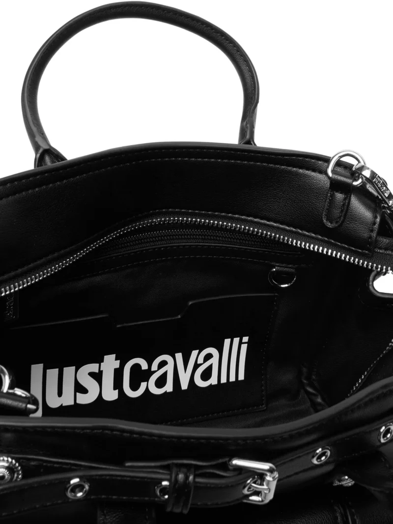Mini Satchel Top Handle Crossbody with front pockets & silver buckles