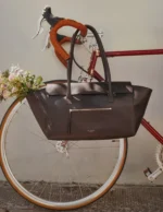 TONIIE Large Wide Leather Tote Bag