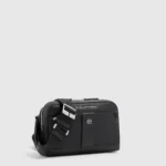 Men's Leather Clutch Bag with Removable Strap