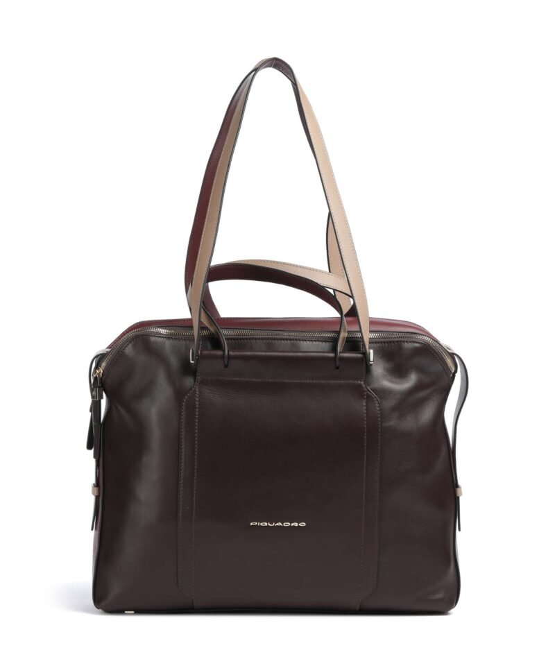 Women's 14" Leather Laptop Tote Bag