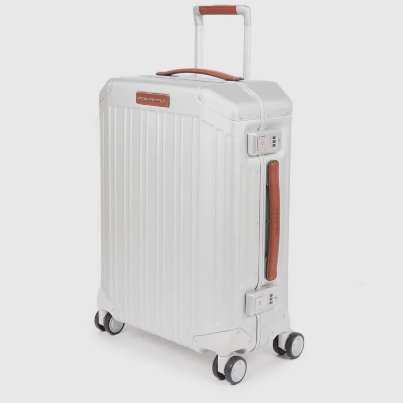 ALUMINIUM Large 4-Wheel Check-In Luggage with TSA Lock