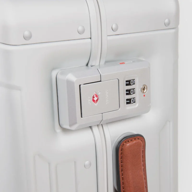 ALUMINIUM Large 4-Wheel Check-In Luggage with TSA Lock