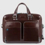 Leather Briefcase for 14" Laptop & iPad® Pro 13"